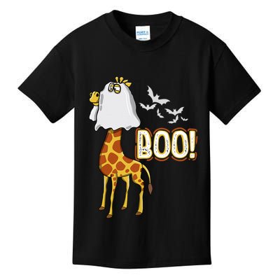 Giraffe Boo Halloween Fun Costume Party Kids T-Shirt