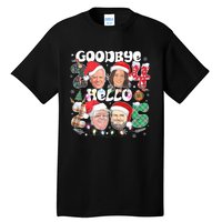 Goodbye Biden Harris 2024 Hello Trump 2025 Funny Christmas Tall T-Shirt