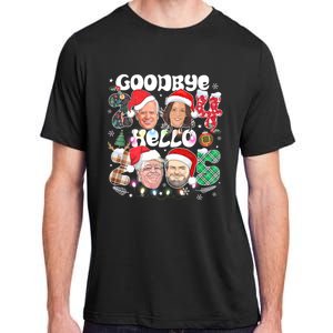 Goodbye Biden Harris 2024 Hello Trump 2025 Funny Christmas Adult ChromaSoft Performance T-Shirt