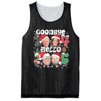 Goodbye Biden Harris 2024 Hello Trump 2025 Funny Christmas Mesh Reversible Basketball Jersey Tank