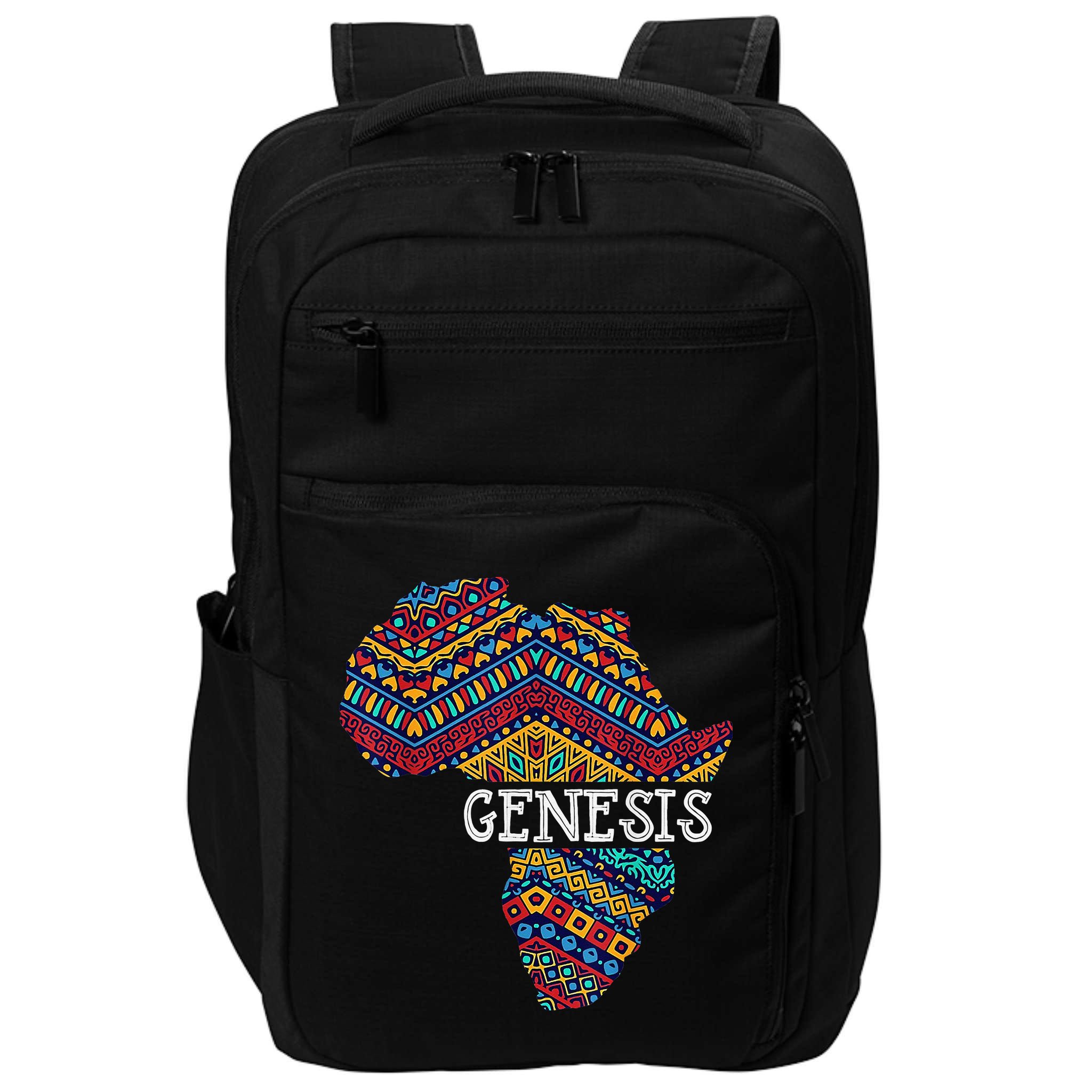 Genesis Black History Afro African Pride Impact Tech Backpack
