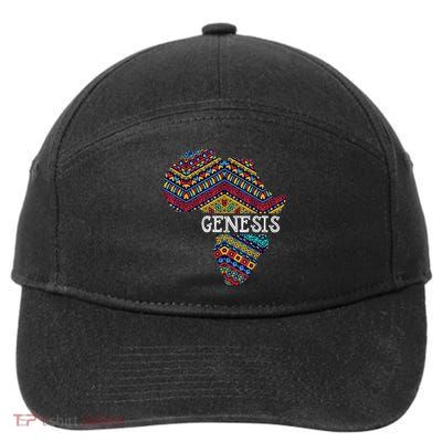 Genesis Black History Afro African Pride 7-Panel Snapback Hat