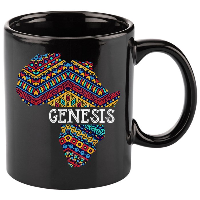 Genesis Black History Afro African Pride 11oz C Handle Ceramic Mug