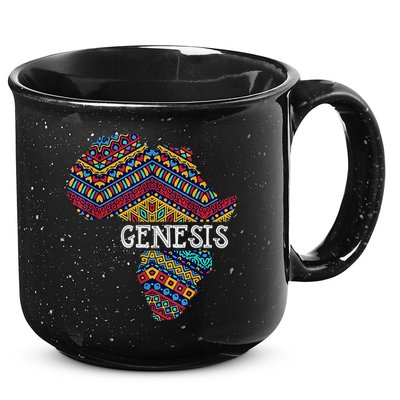 Genesis Black History Afro African Pride 15oz Campfire Ceramic Mug