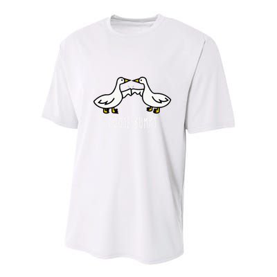 Goose Bumps Humorous Pun Design For Dad Joke Lover Youth Performance Sprint T-Shirt