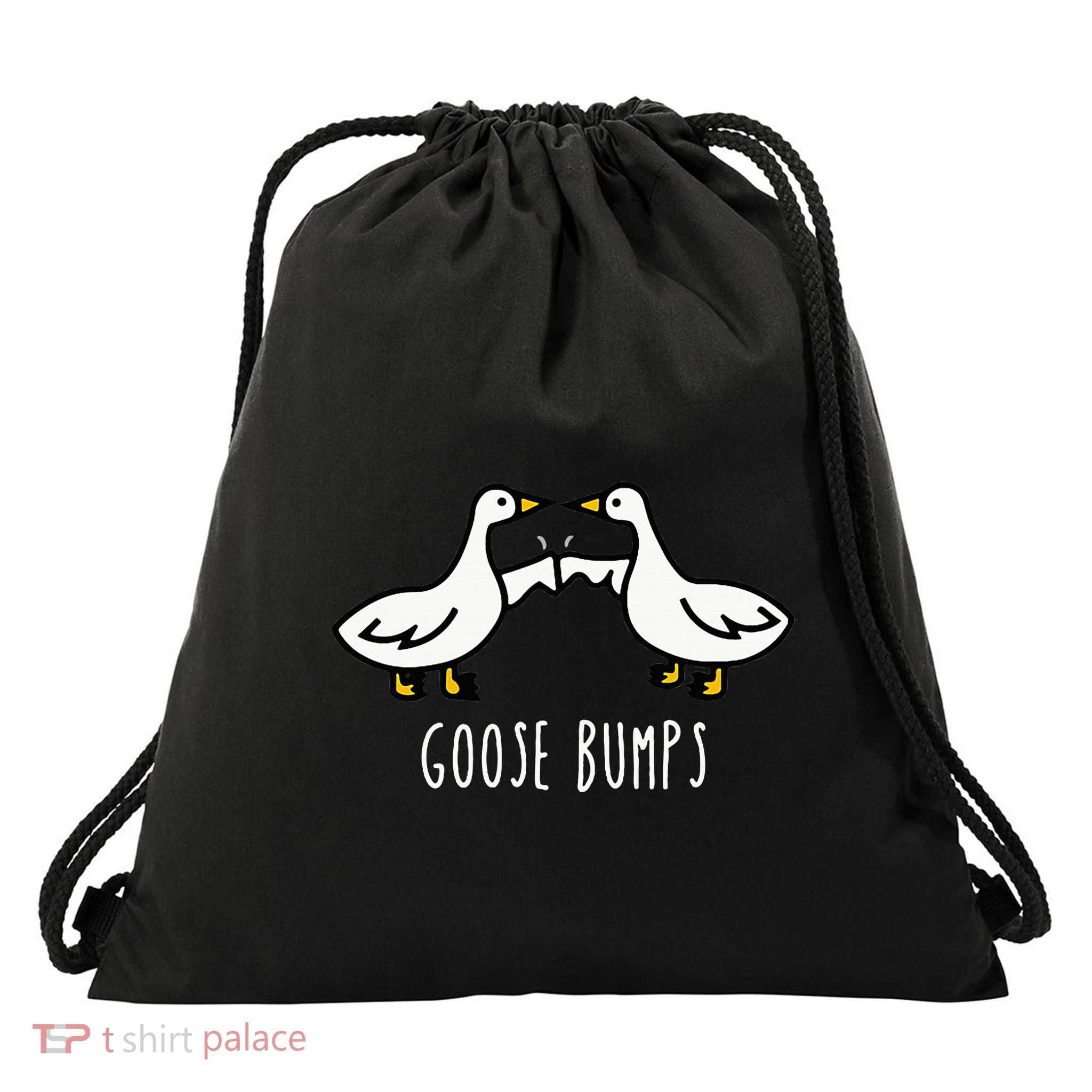 Goose Bumps Humorous Pun Design For Dad Joke Lover Drawstring Bag