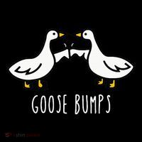 Goose Bumps Humorous Pun Design For Dad Joke Lover Drawstring Bag