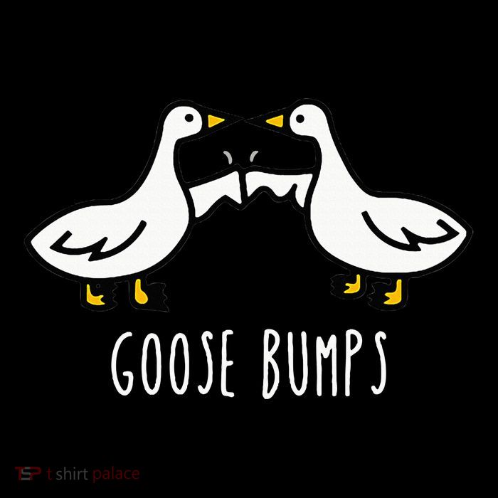 Goose Bumps Humorous Pun Design For Dad Joke Lover Drawstring Bag