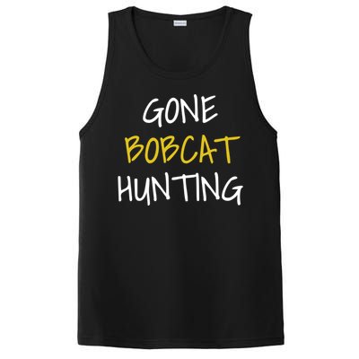 Gone Bobcat Hunting Cute Gift PosiCharge Competitor Tank