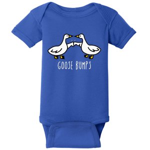 Goose Bumps Humorous Pun Baby Bodysuit