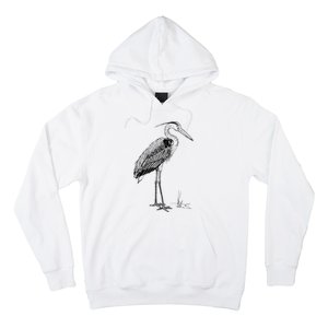 Great Blue Heron Bird Hoodie