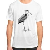 Great Blue Heron Bird Adult ChromaSoft Performance T-Shirt