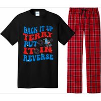 Groovy Back It Up Terry Put It In Reverse 4th Of July Funny Pajama Set