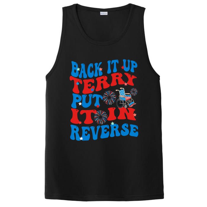 Groovy Back It Up Terry Put It In Reverse 4th Of July Funny PosiCharge Competitor Tank