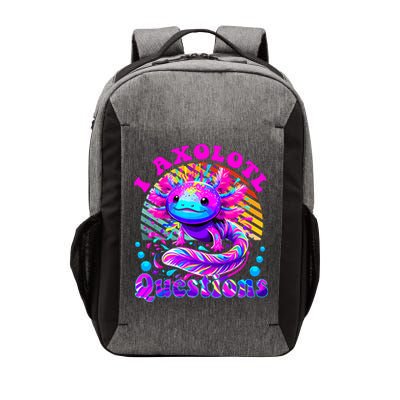 Girl & Boy I Ask Axolotl Questions, Funny I Axolotl Question Tank Top Vector Backpack