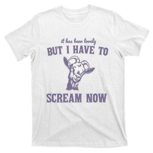 Goat But I Have To Scream Now Retro 90s Graphic T-Shirt