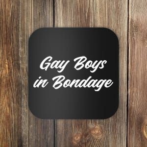 Gay Boy In Bondage Coaster