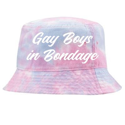 Gay Boy In Bondage Tie-Dyed Bucket Hat