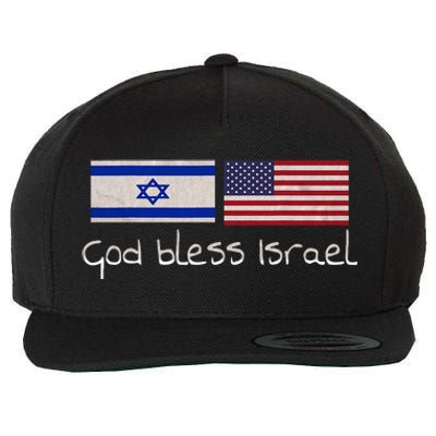 God bless Israel Wool Snapback Cap