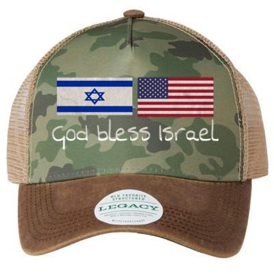 God Bless Israel Legacy Tie Dye Trucker Hat