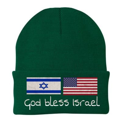 God Bless Israel Knit Cap Winter Beanie