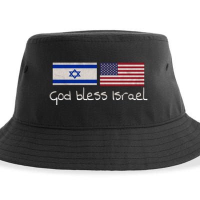 God Bless Israel Sustainable Bucket Hat