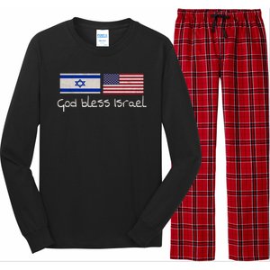 God Bless Israel Long Sleeve Pajama Set