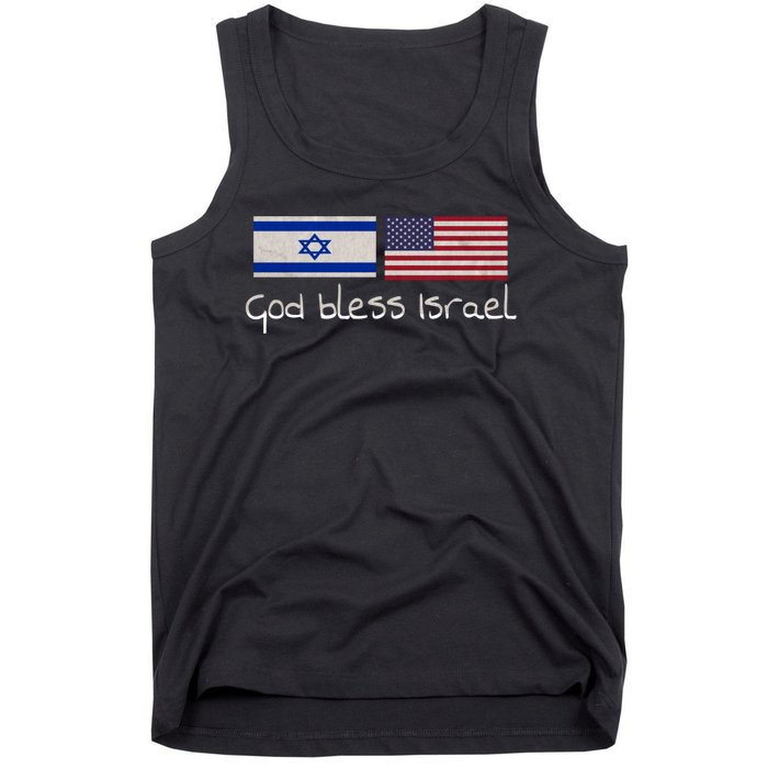 God Bless Israel Tank Top