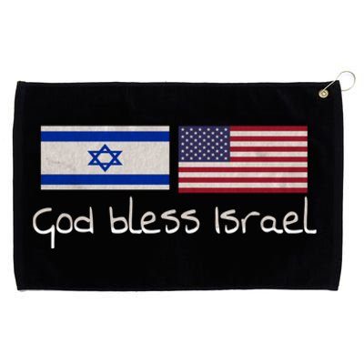 God Bless Israel Grommeted Golf Towel