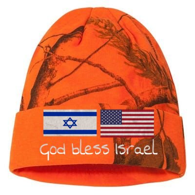 God Bless Israel Kati Licensed 12" Camo Beanie