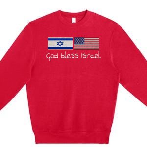 God Bless Israel Premium Crewneck Sweatshirt