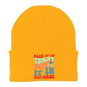 Groovy Back It Up Terry Put It In Reverse 4th Of July Funny Knit Cap Winter Beanie