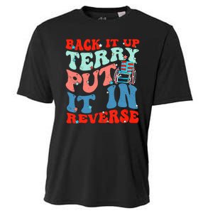 Groovy Back It Up Terry Put It In Reverse 4th Of July Funny Cooling Performance Crew T-Shirt