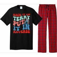 Groovy Back It Up Terry Put It In Reverse 4th Of July Funny Pajama Set