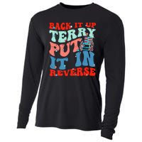 Groovy Back It Up Terry Put It In Reverse 4th Of July Funny Cooling Performance Long Sleeve Crew