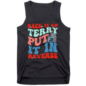 Groovy Back It Up Terry Put It In Reverse 4th Of July Funny Tank Top