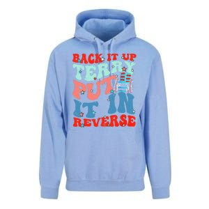 Groovy Back It Up Terry Put It In Reverse 4th Of July Funny Unisex Surf Hoodie