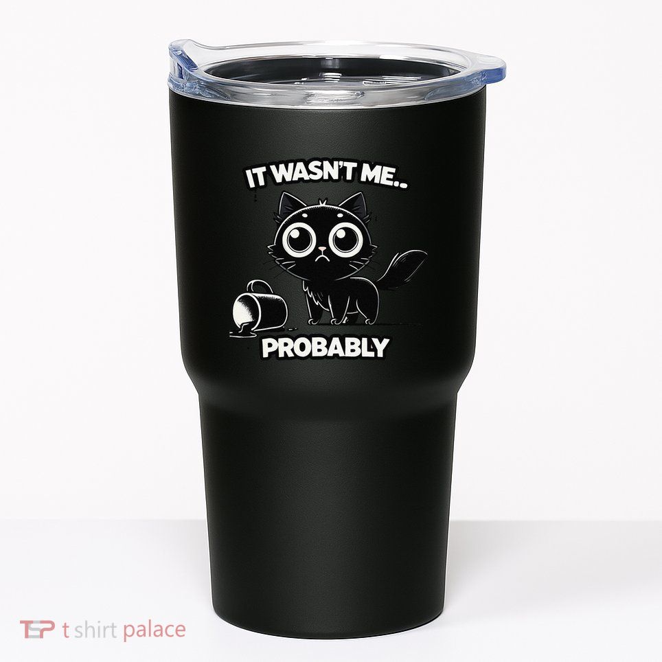 Guilty But Innocent Funny Black Cat Meme .Png Tumbler