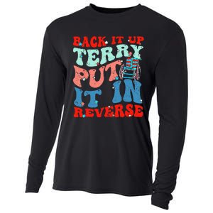 Groovy Back It Up Terry Put It In Reverse 4th Of July Funny Cooling Performance Long Sleeve Crew