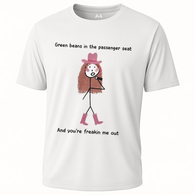 Green Beans In The Passenger Seat And You’Re Freakin Me Out Performance Shirt