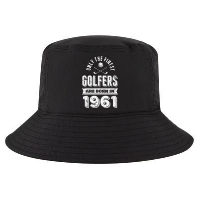 Golfer Born In 1961 60th Birthday Golfing Gift Cool Comfort Performance Bucket Hat