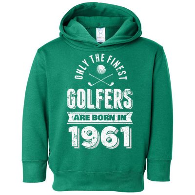 Golfer Born In 1961 60th Birthday Golfing Gift Toddler Hoodie
