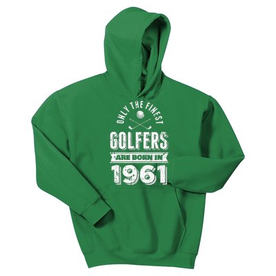 Golfer Born In 1961 60th Birthday Golfing Gift Kids Hoodie