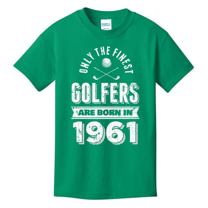 Golfer Born In 1961 60th Birthday Golfing Gift Kids T-Shirt