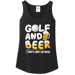 Golf Beer Joke Dad Golf Golfs Golfer Gift For Father's Day Ladies Essential Tank