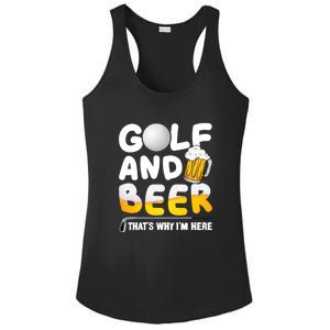 Golf Beer Joke Dad Golf Golfs Golfer Gift For Father's Day Ladies PosiCharge Competitor Racerback Tank