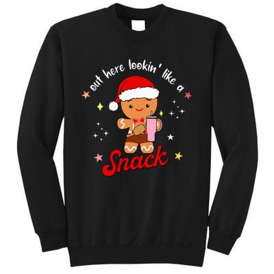 Gingerbread Boo Jee Out Here Looking Like A Snack Christmas  Sweatshirt