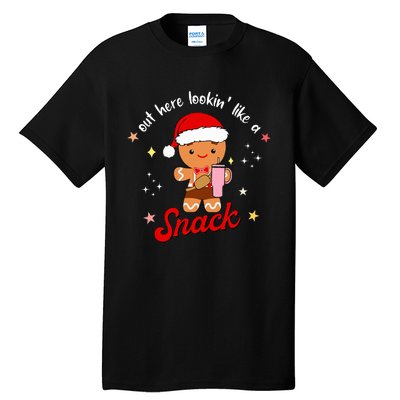 Gingerbread Boo Jee Out Here Looking Like A Snack Christmas  Tall T-Shirt