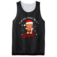 Gingerbread Boo Jee Out Here Looking Like A Snack Christmas  Mesh Reversible Basketball Jersey Tank