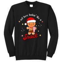 Gingerbread Boo Jee Out Here Looking Like A Snack Christmas  Tall Sweatshirt